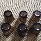 Series of 6 glasses