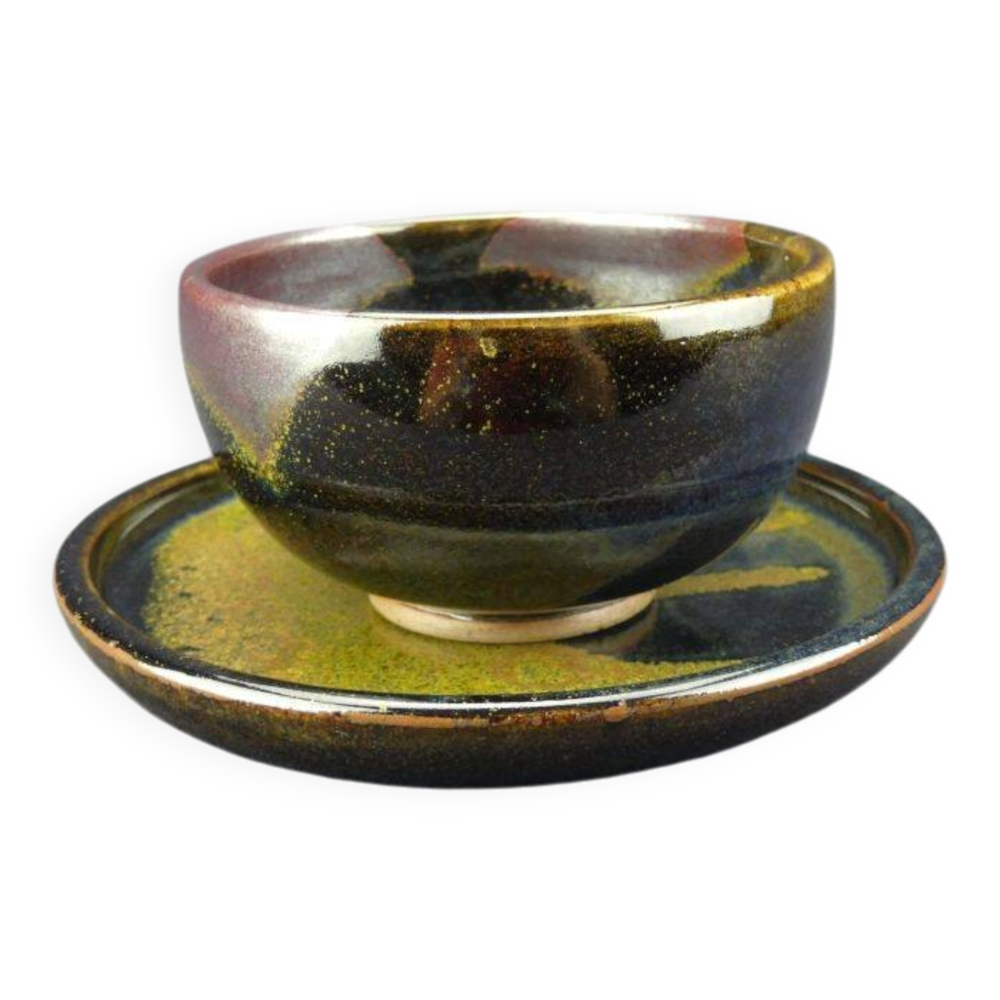 Vintage glazed stoneware lunch