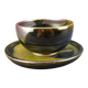 Vintage glazed stoneware lunch