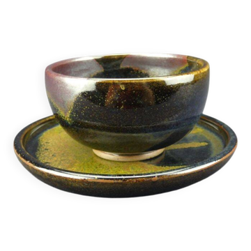 Vintage glazed stoneware lunch