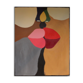 Colorful painting The Kiss by Bodasca