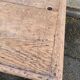 19th-century Louis XVI solid oak farmhouse table, 140cm.