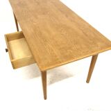 Table basse scandinave en chêne, Suède 1960
