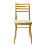 Mid Century Chair In Blond Wood, Czechoslovakia 1960s
