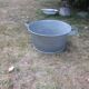 Bassine ancienne en zinc