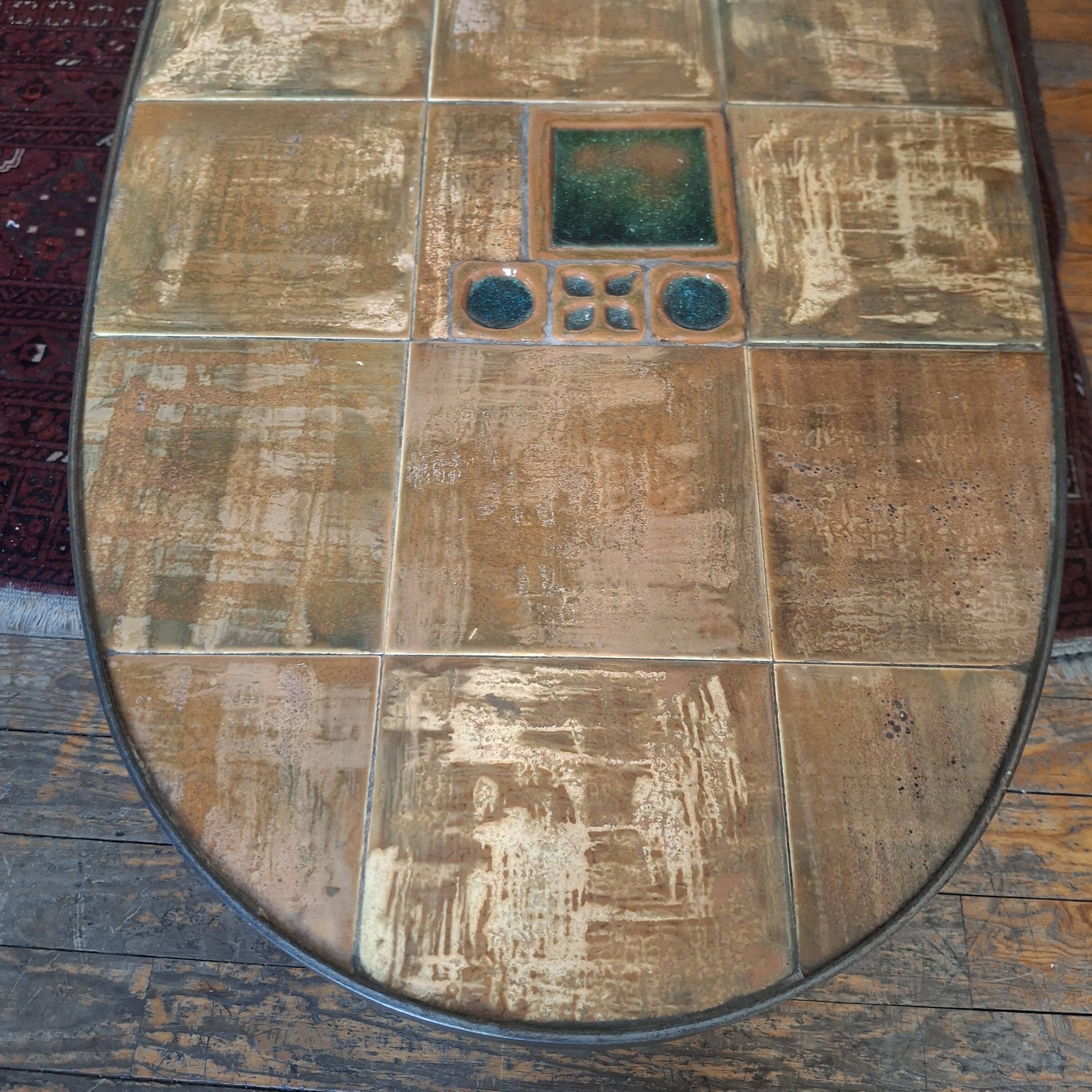 Table basse vallauris. 1960. Vintage