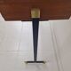 Table console / coiffeuse italienne du milieu du siècle avec des éléments en laiton, années 1950.