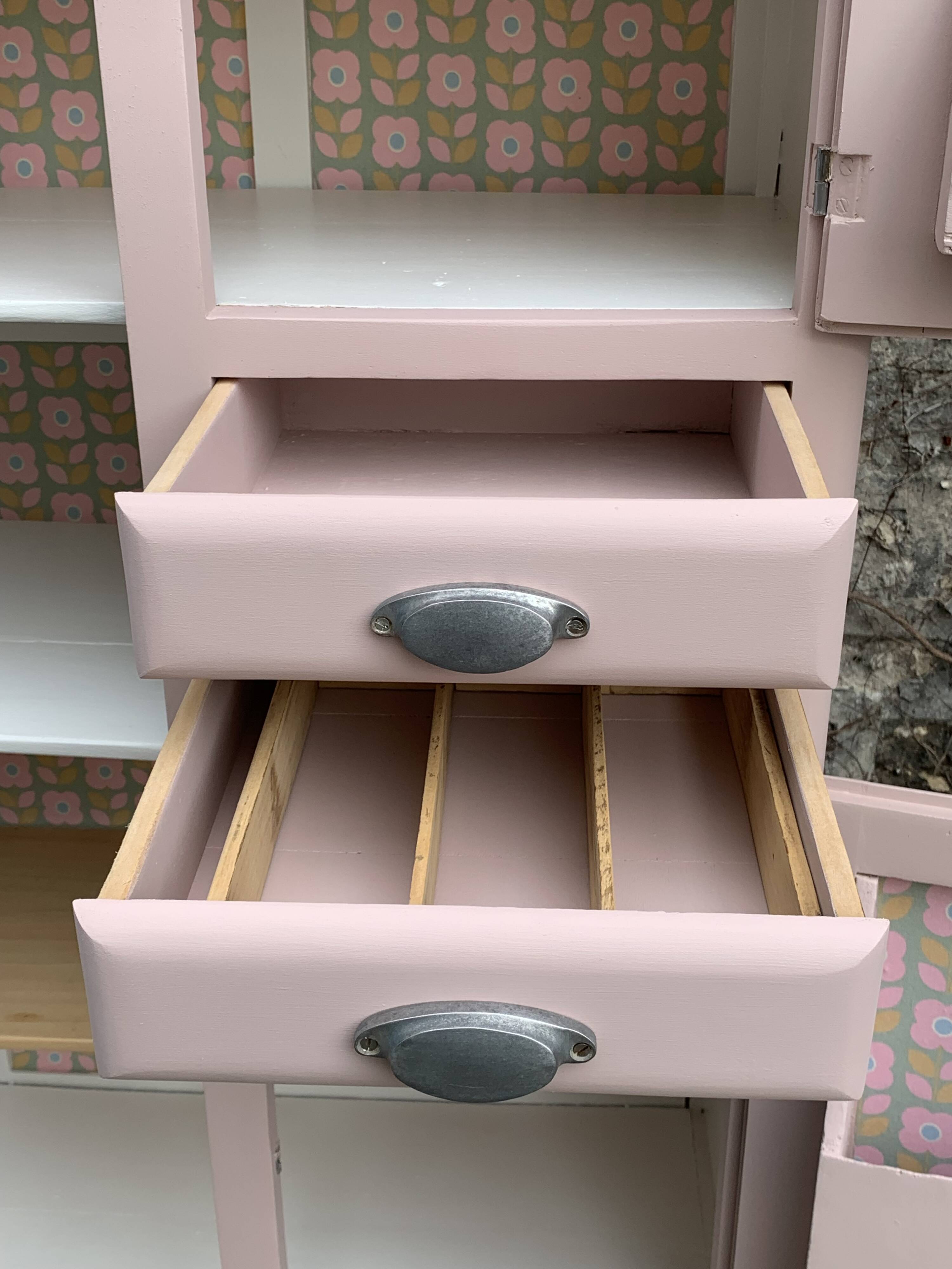 Mado powder pink buffet cabinet 1950