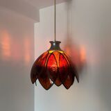 Bakelite lotus chandelier from the 70s