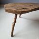 Antique French tree trunk side table, circa 1920s