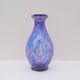 MURANO glass vase with silver leaf inclusions, 1970