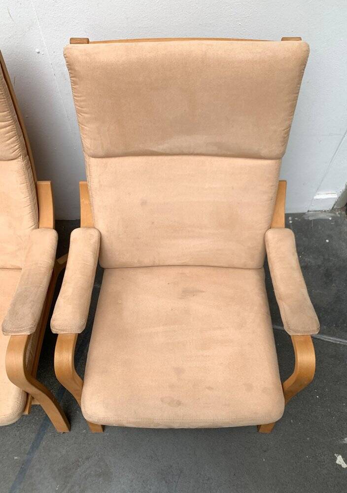 Vintage Danish lounge chairs by Skalma, set of 4.