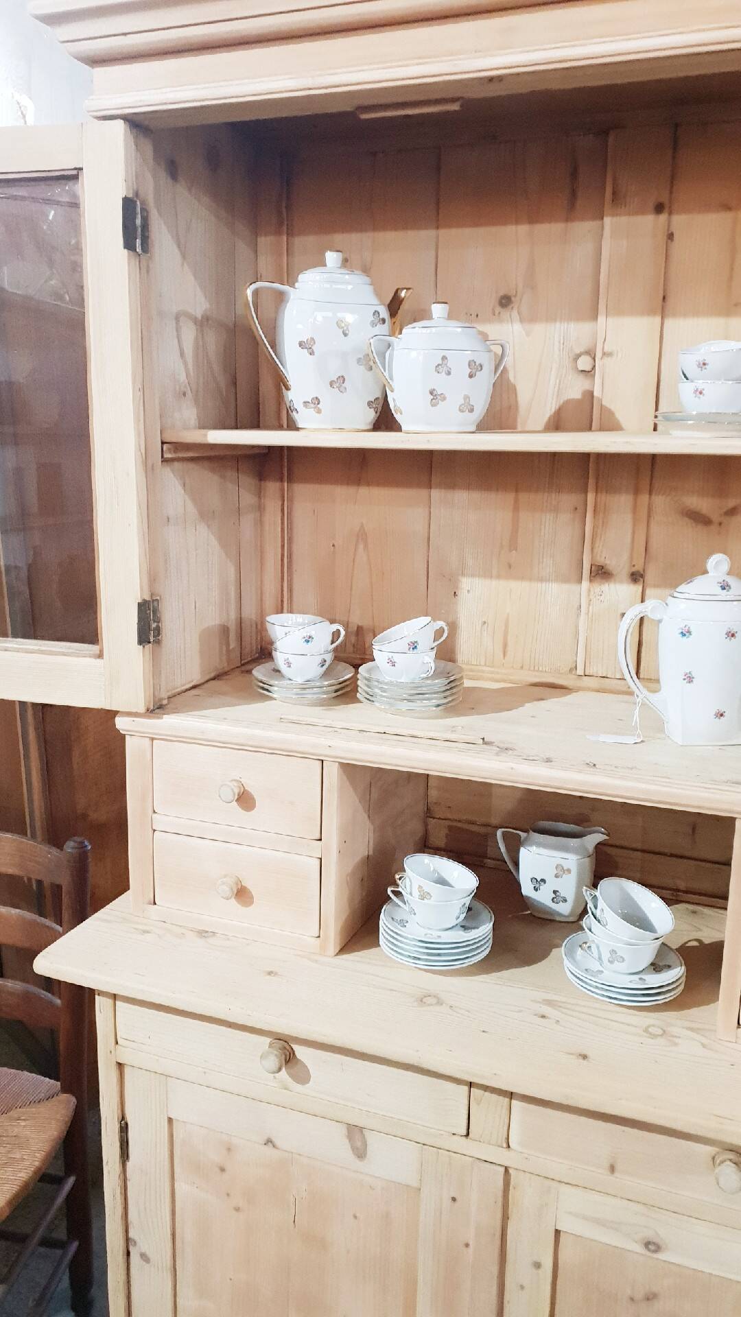 Old sideboard in two parts