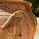Ancient terracotta pottery jar