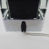 Fabbian Cubetto GU10 chrome/black table lamp