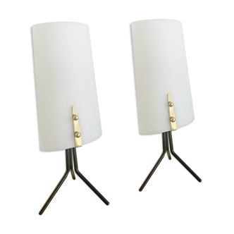 Pair of bedside lamps, 1960