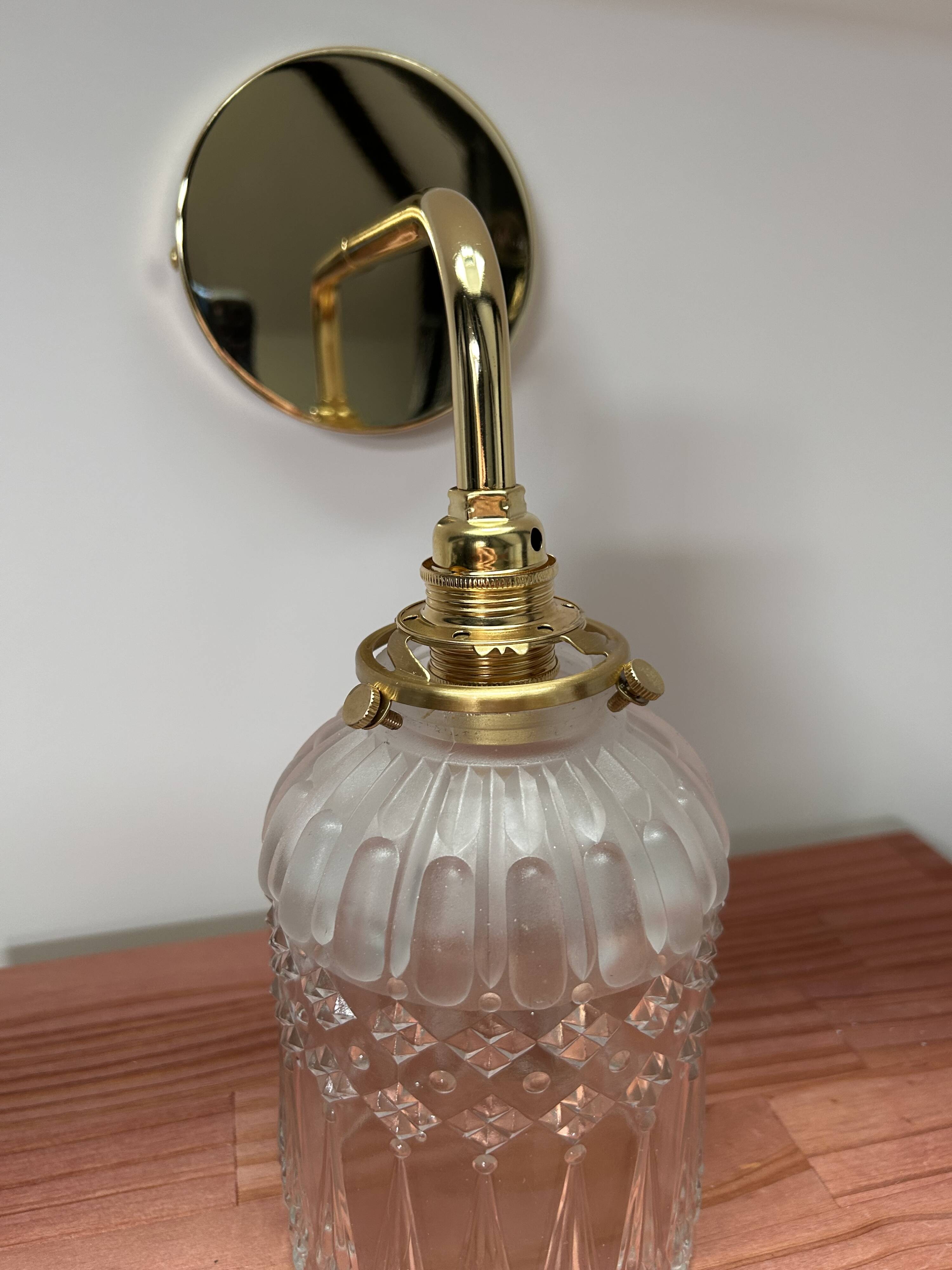 Vintage gold wall light