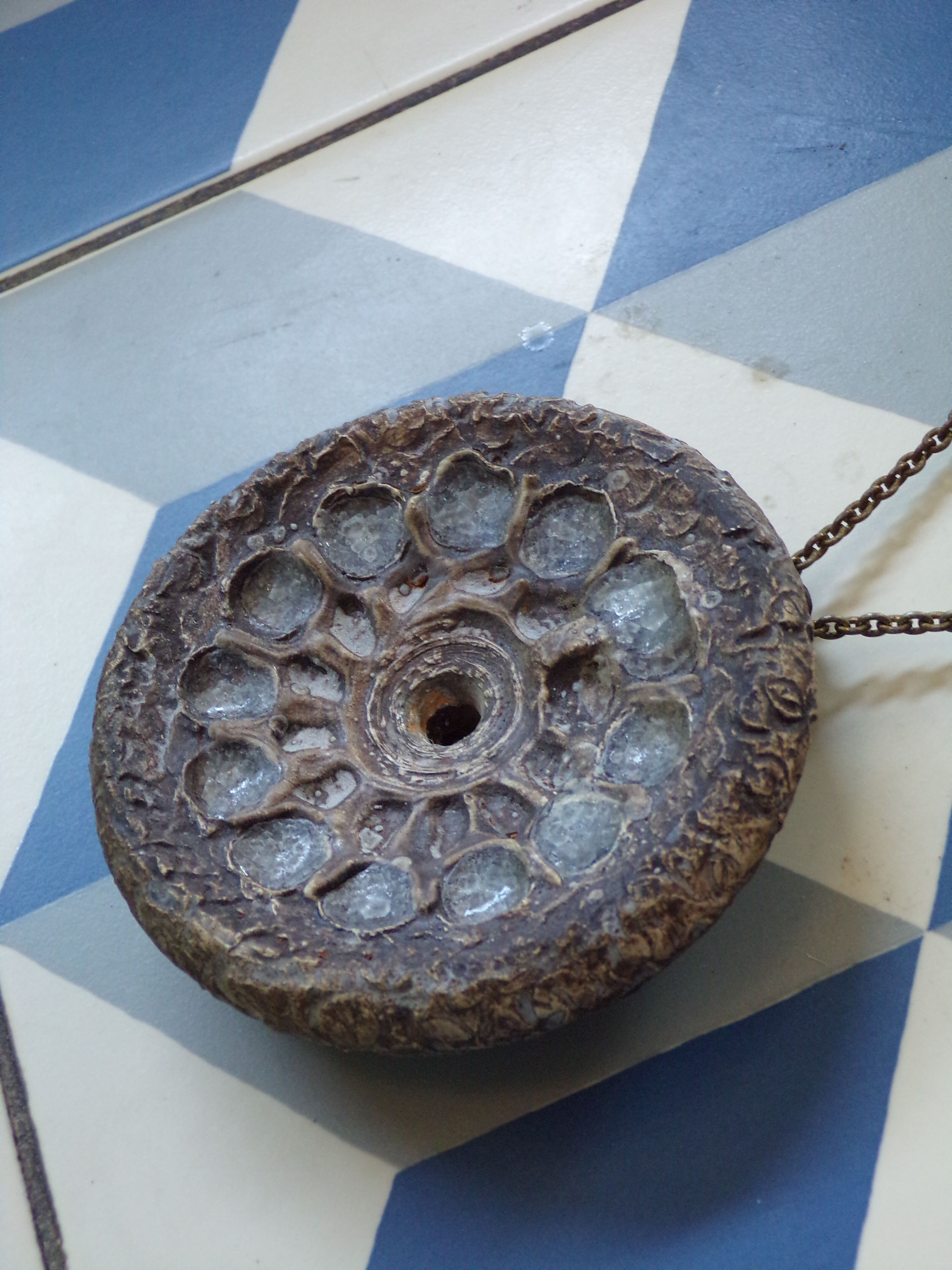 Vintage ceramic mirror