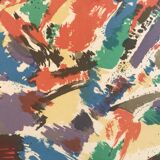 Aflred manessier, country joy, 1975. original signed lithograph
