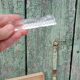 Lot de 12 porte-couteaux doubles vintage en cristal avec boîte