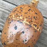 Vase « bouteille » en grès pyrité, vassil ivanoff 1960