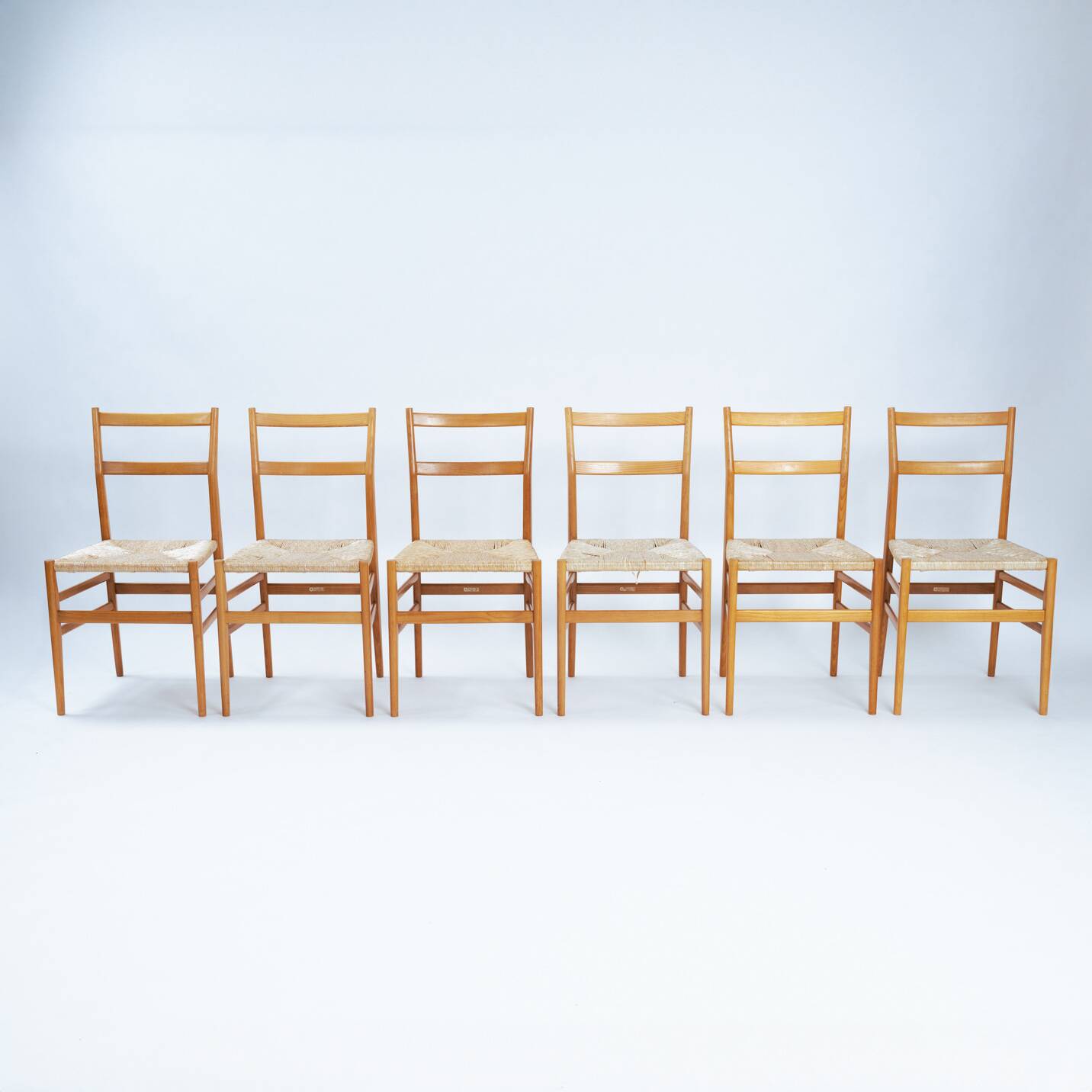 Chaises Gio Ponti Cassina Leggera, set de 6, Italie 1956