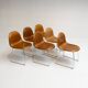 Ensemble de 6 chaises de design danois Gubi 3D de Komplot Design, 2003