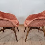 Shell restored armchairs by Miroslav Navratil