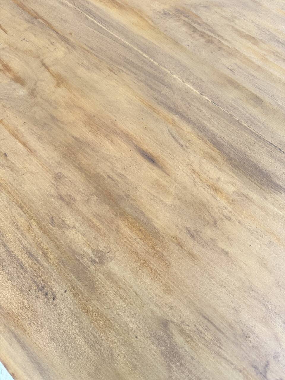 Country farmhouse table in solid beech and oak 2.5m XL