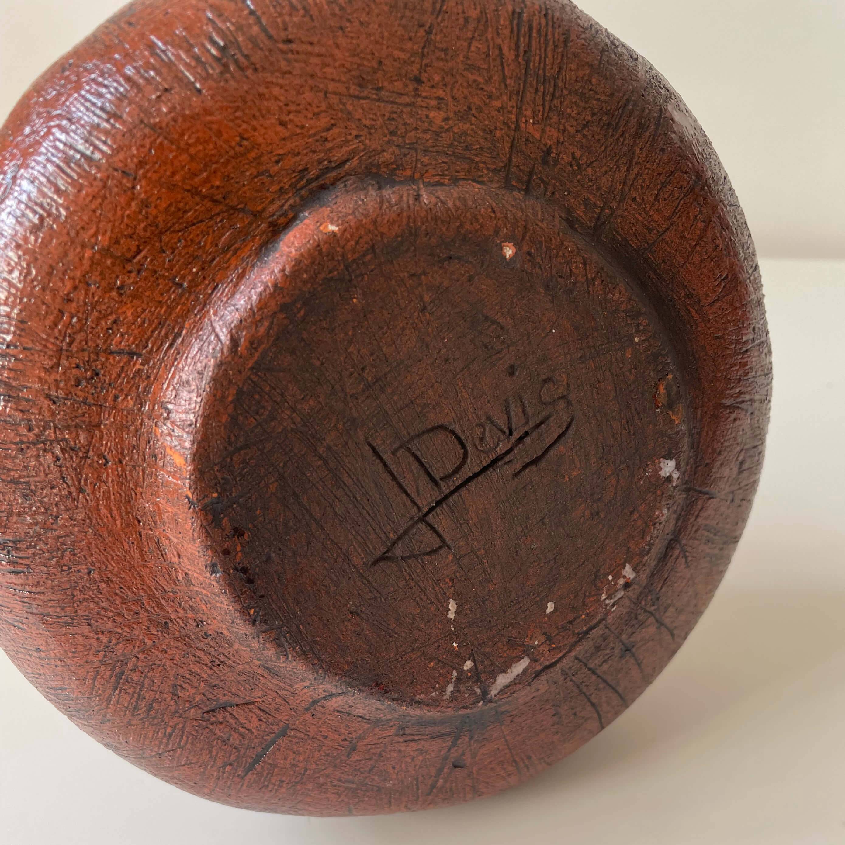 Soliflore glazed pottery