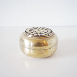 Brass and mother-of-pearl box