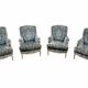 Set of 4 Louis XV cottage Provence armchairs