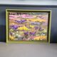 Table "Our Garden" by I. Wyss-Villard, 2000 - oil on canvas American frame
