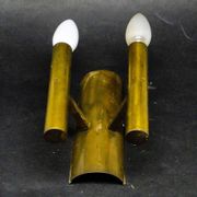 Metal two-armed wall lamp, 1970s