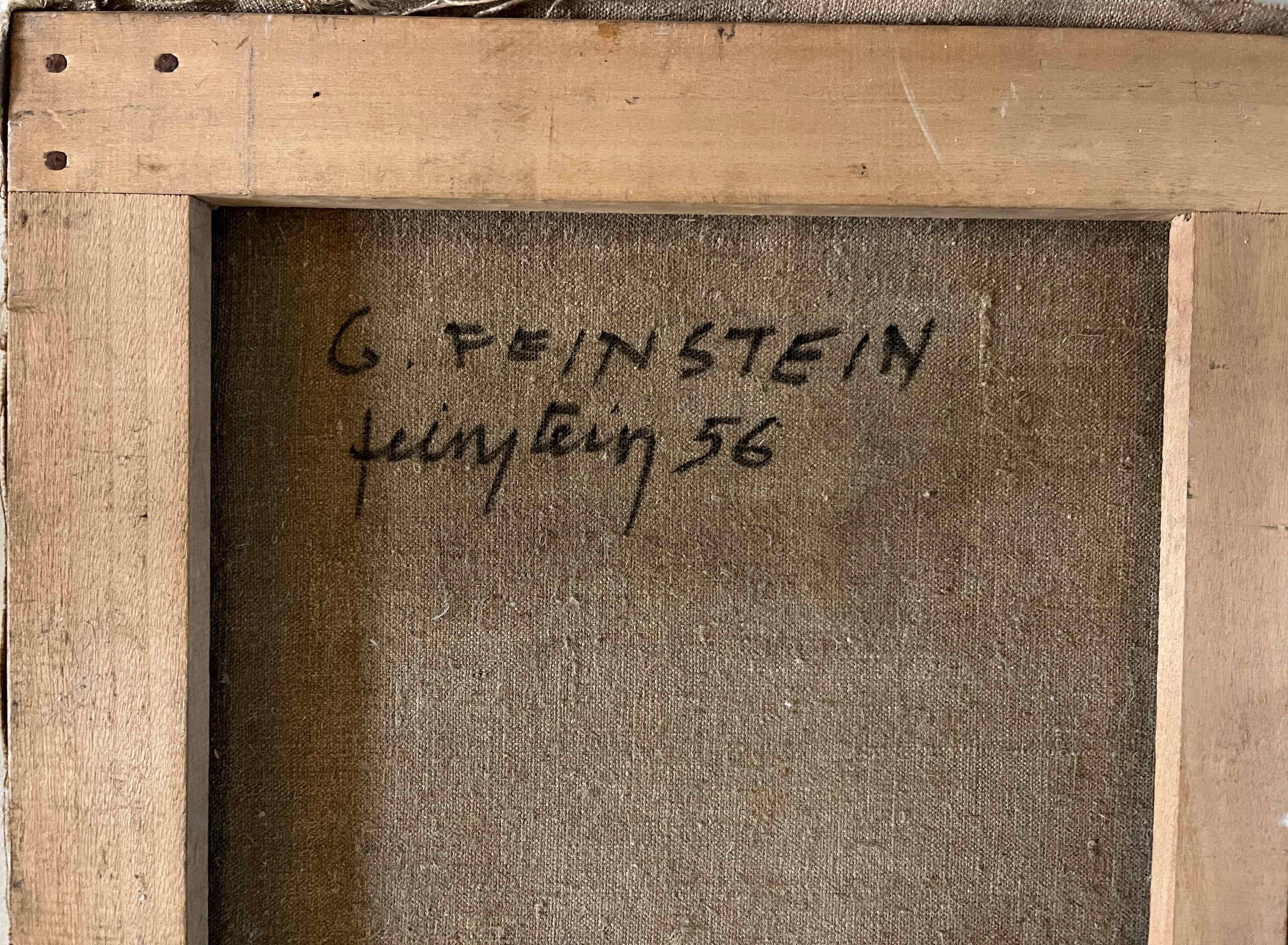 HST 1956 painting "The Forest" Guy Feinstein (1929-2008) Narrative figuration