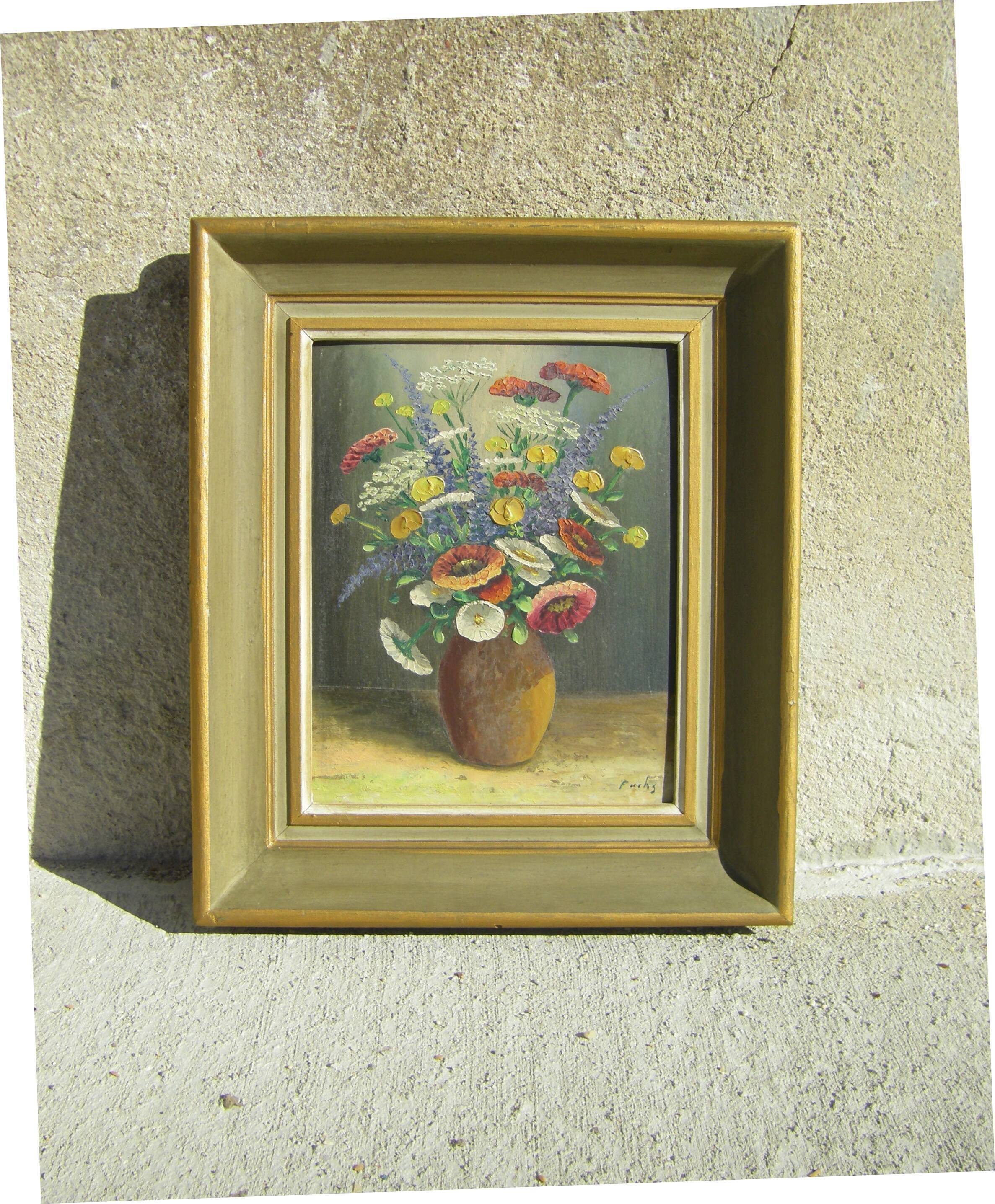 Painting "vase of flowers"