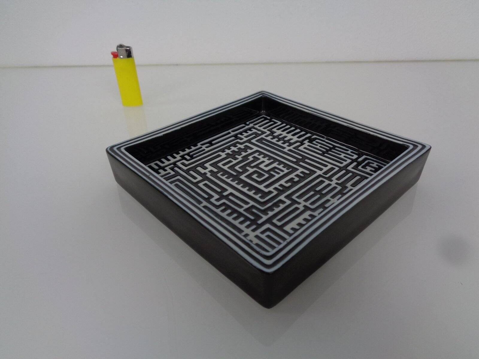 Domino Plate by Stig Lindberg for Gustavsberg, 1950s