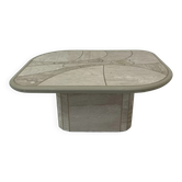 Mid-century design travertine coffee table, 1970s