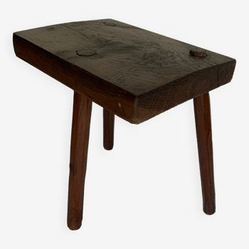 Tabouret tripode rectangle