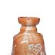 Artisanal Stoneware Vase Folk Art — Signed
