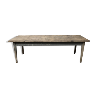Old farm early twentieth table patina of time solid and stable.