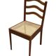 Vintage Teak Chair with Webbing - 1970s Design