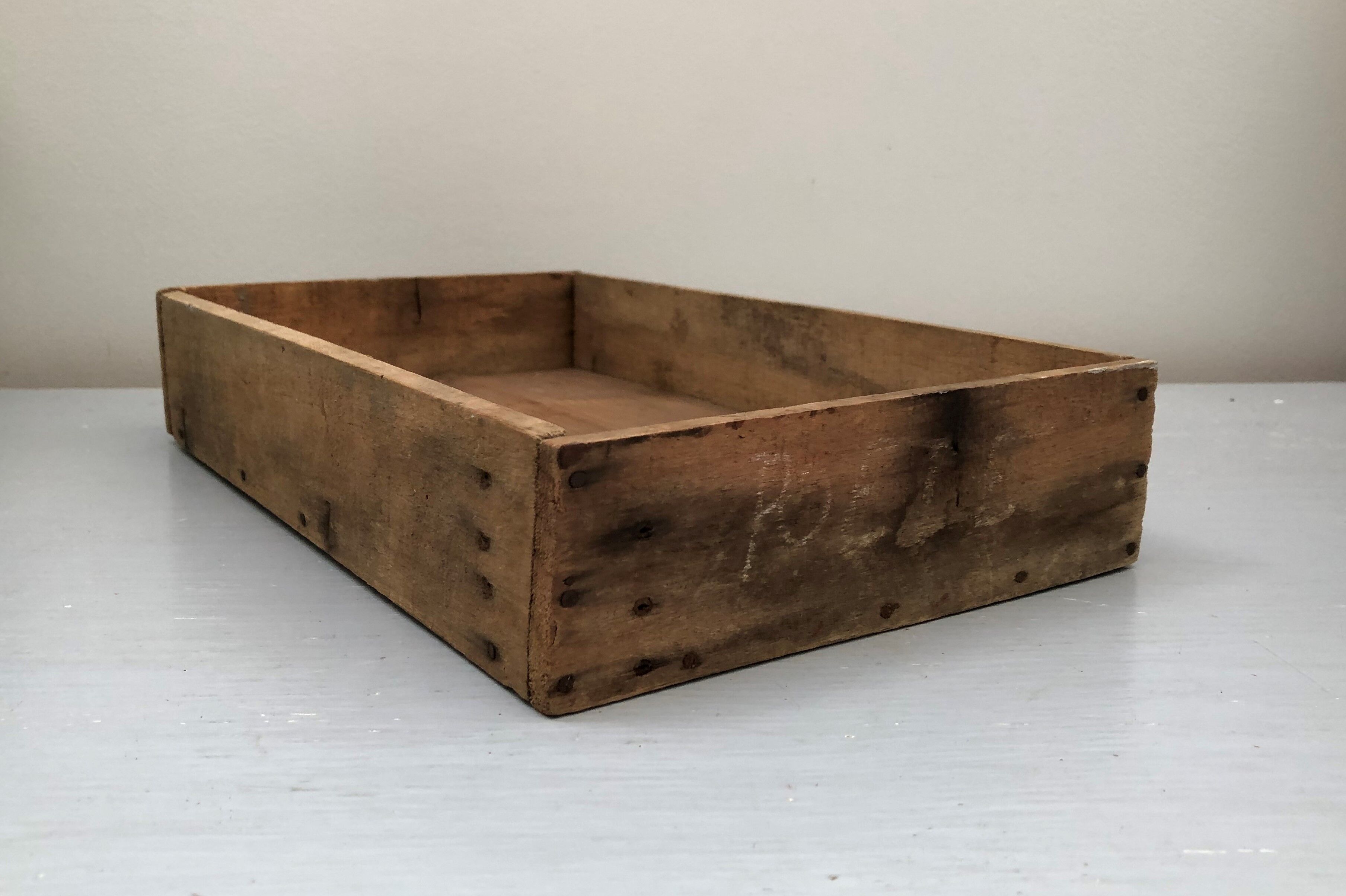 Old wooden box industrial