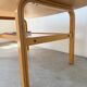 Oval coffee table beech 1980 Aalto Ikea