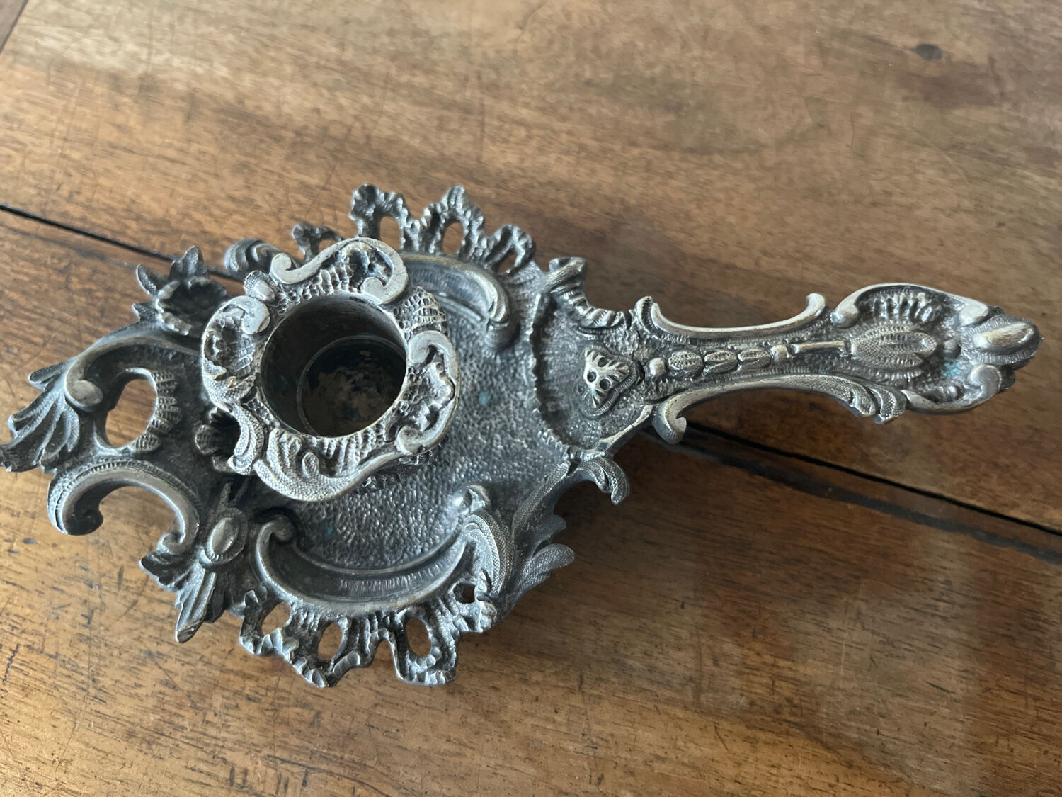 Bronze candle holder