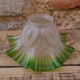 Green glass tulip