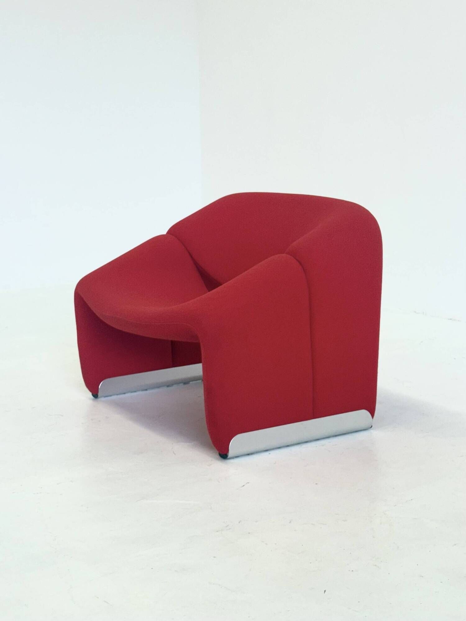 Chaise Artifort Groovy F598 M de Pierre Paulin en rouge
