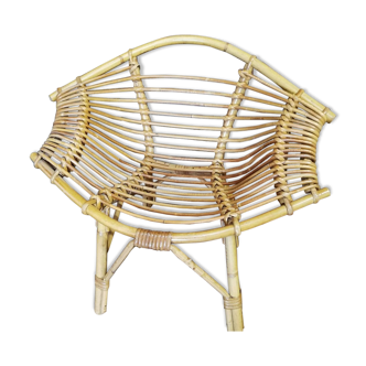 70s rattan child chair