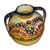 Vase  boule  à anses henriot quimper -15.5x15cm env.