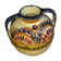 Henriot quimper round vase with handles - approximately 15.5x15cm.